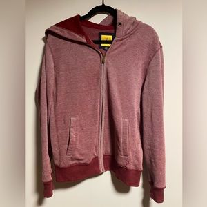 Prince & Fox red hooded sweatshirt size M